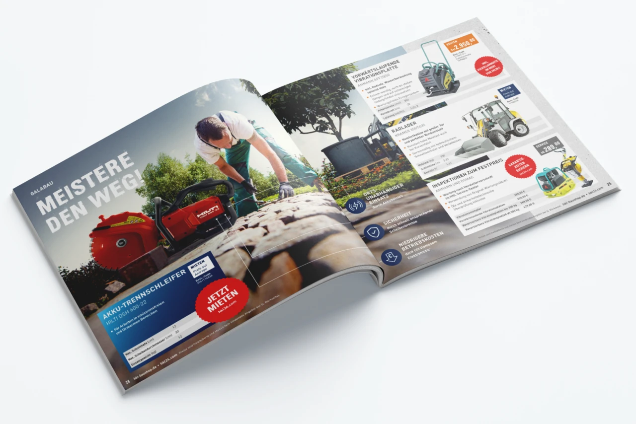 Das HKL Spezial ist seit vielen Jahren ein wichtiges Verkaufstool. Albert Bauer verantwortet Konzept, Design, Text und Reinzeichnung.   CGI Rendering vom HKL Spezial Magazin