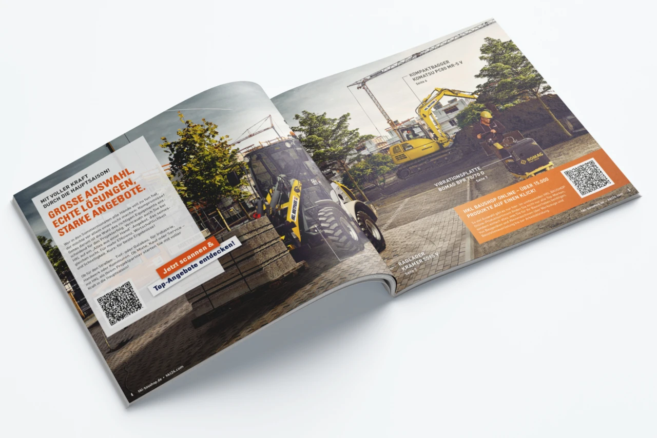 Das HKL Spezial ist seit vielen Jahren ein wichtiges Verkaufstool. Albert Bauer verantwortet Konzept, Design, Text und Reinzeichnung.   CGI Rendering vom HKL Spezial Magazin