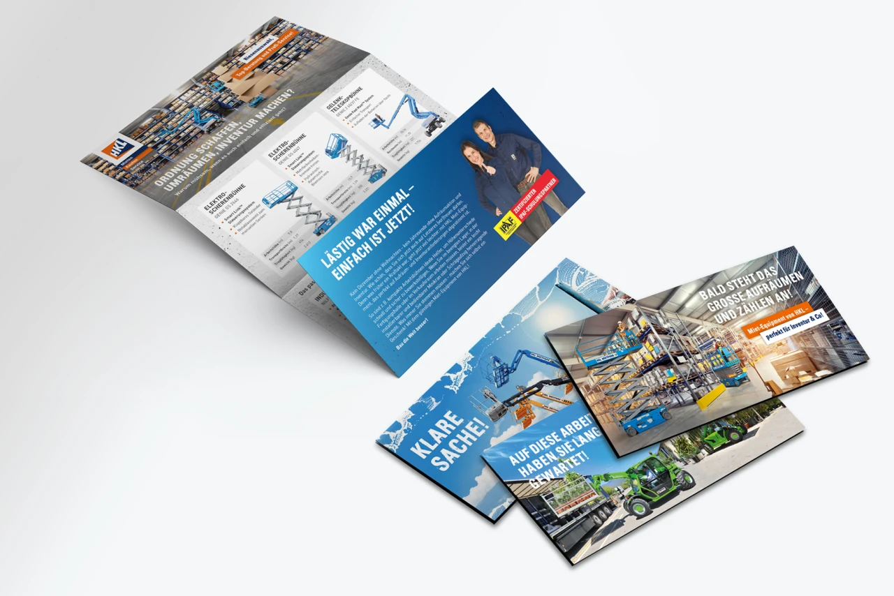 Das HKL Spezial ist seit vielen Jahren ein wichtiges Verkaufstool. Albert Bauer verantwortet Konzept, Design, Text und Reinzeichnung.   CGI Rendering von HKL Flyern und Broschüren