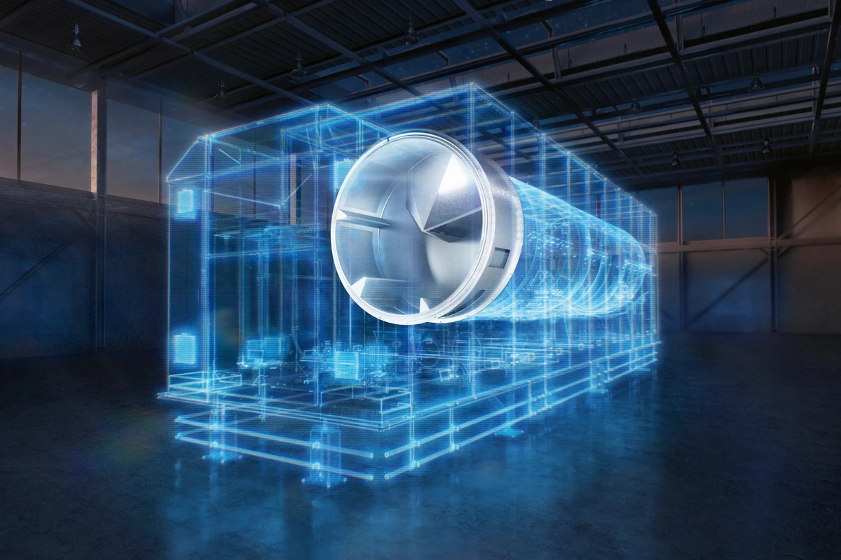 Mit CGI lassen sich die Kannegiesser Produkte eindrucksvoll visuell erlebbar machen.  CGI Rendering von einer Kannegiesser Maschine
